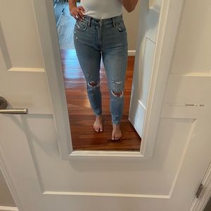 The High-Rise Skinny Jeans